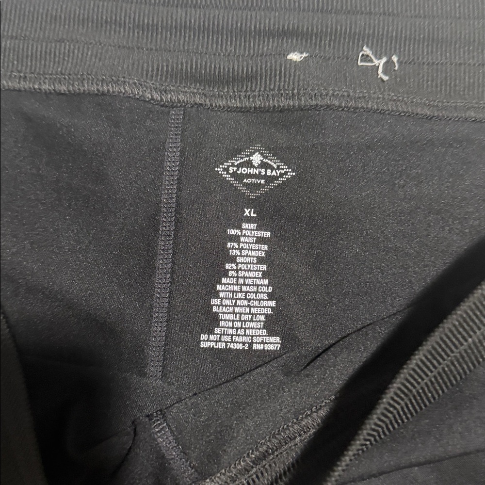 St. John's Bay Black Mini Skirt - Picture 2 of 4